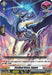 A trading card from Bushiroad's game "Cardfight!! Vanguard" called "Cardinal Draco, Enpyro (R+) (DZ-BT03/052EN) [Dimensional Transcendence]." It depicts a mythical dragon-like creature with large, ornate wings, adorned in armor with purple and gold accents. The card details its abilities, including boosts and power stats, all set against a decorative, light-filled background from Brandt Gate.