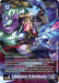 Introducing the Lilithmon [EX7-061] (X Antibody) (Alternate Art) card from Digimon LIBERATOR, an exceptionally rare Digimon card that showcases Lilithmon, a dark and humanoid Demon Lord. This stunning card features dramatic artwork with her long, flowing purple hair and mystical background patterns. Key stats include a play cost of 12 and DP of 12000.