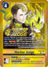 A Digimon card titled "Hacker Judge [BT16-086] (Judge Pack 6) [Beginning Observer]" from the BT16 set. It features an illustrated Tamer with short, light-colored hair, holding a device, closely accompanied by a yellow-green, electric-themed Digimon. The card includes game text about play conditions and abilities.