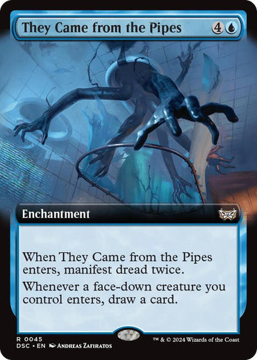 They Came from the Pipes (Extended Art) [Duskmourn: House of Horror Commander]