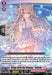 A Double Rare card featuring a fantasy-themed illustration of a young female character with long gray hair, horns, and elf-like ears. She wears a light blue dress adorned with stars. The text showcases her abilities and stats such as power "8000" and critical "1." Titled "Bring Forth the Dreams, Tolteily (DZ-LBT01/041EN)" from the Start Up Trial Deck: Lyrical Monasterio by Bushiroad.