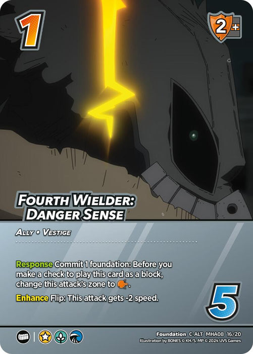 Fourth Wielder: Danger Sense (Alternate Art) [Challenger Series: My Hero Academia - Dark Hero Arc]