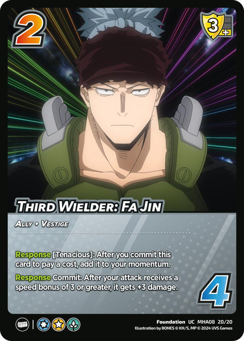 Third Wielder: Fa Jin [Challenger Series: My Hero Academia - Dark Hero Arc]