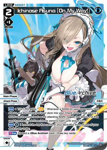 Ichinose Asuna [On My Way] (Parallel) (WXDi-CP02-033P[EN]) [Blue Archive DIVA]