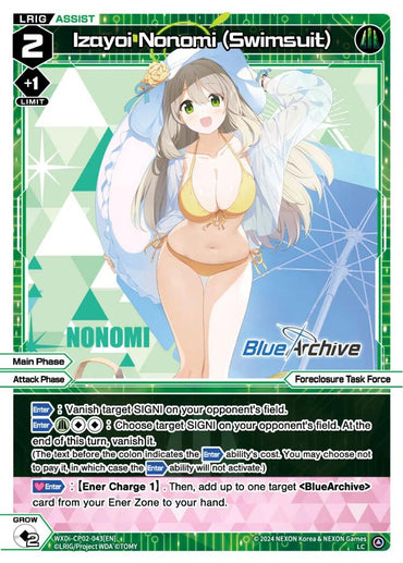 Izayoi Nonomi (Swimsuit) (WXDi-CP02-043[EN]) [Blue Archive DIVA]