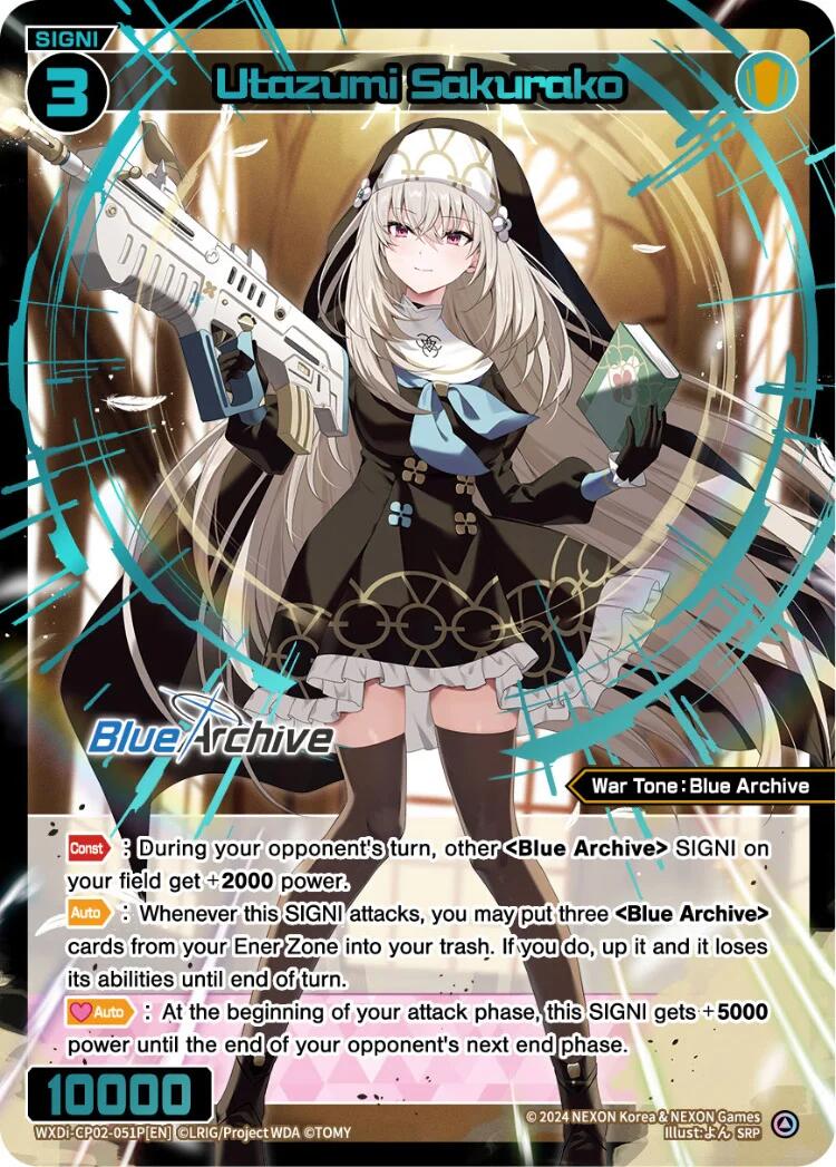 Utazumi Sakurako (SRP) (WXDi-CP02-051P[EN]) [Blue Archive DIVA]