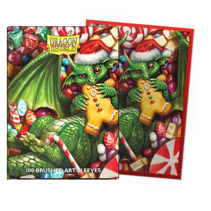 Dragon Shield: Standard 100ct Brushed Art Sleeves - Christmas 2024