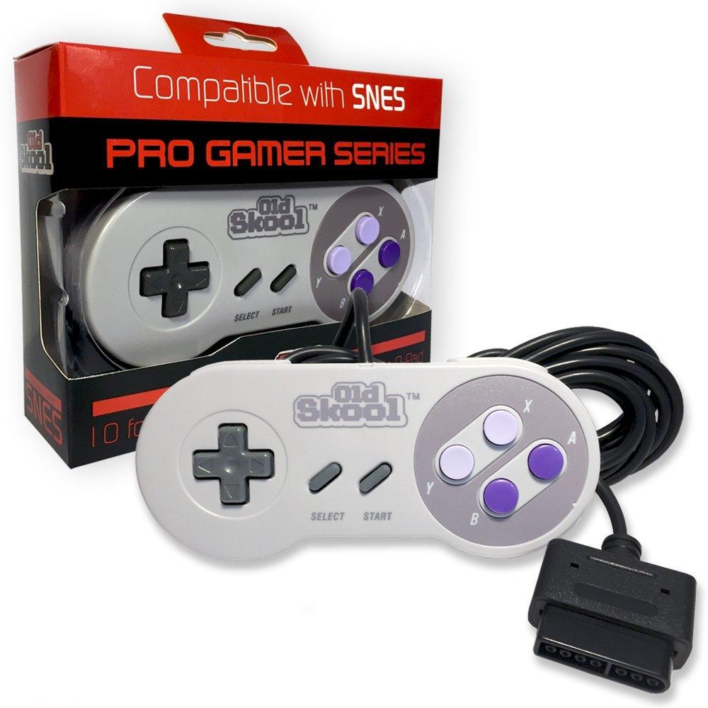 Old Skool Pro Gamer Series SNES Controller for the Super Nintendo