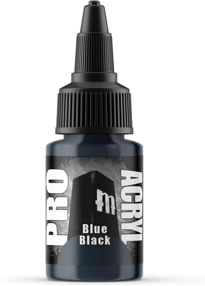 Monument Hobbies 056 - Pro Acryl Blue Black Acrylic Model Paints for Plastic Models