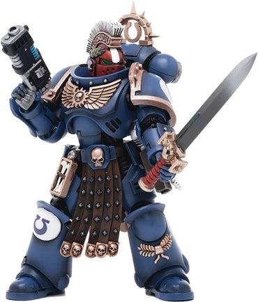 BLOOMAGE JOYTOY (BEIJING) TECH Warhammer 40K: Ultramarines Veteran Sergeant Icastus 1:18 Scale Action Figure