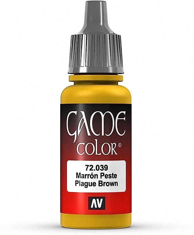 Vallejo Game Color Plague Brown Paint, 17ml