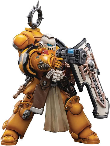 HUAXI DARK SOURCE(HAINAN)TECH JOYTOY WH 40K PRIMARIS Imperial FIST BLADEGUARD Vet 1/18 FIG