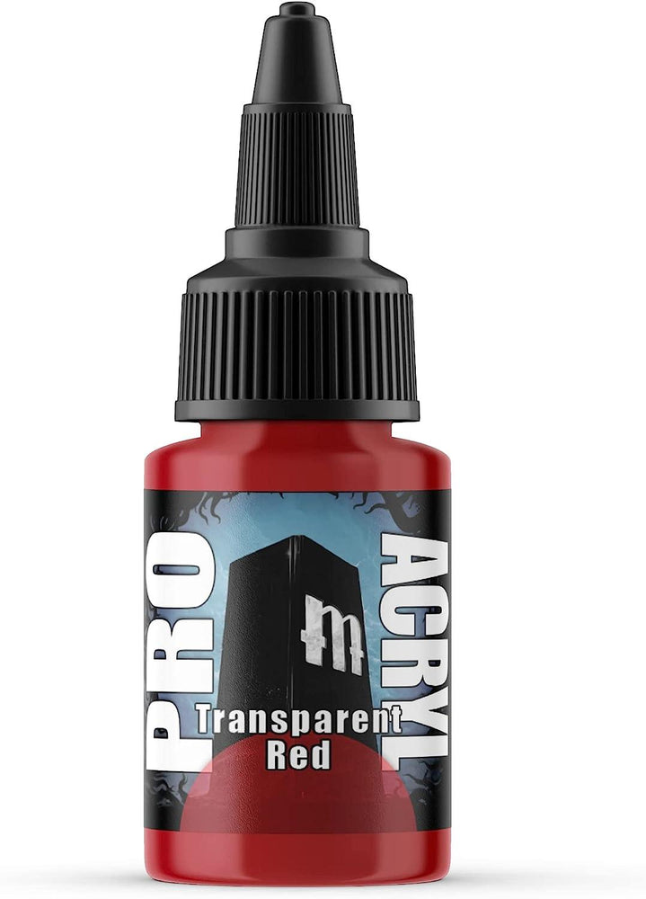 Monument Hobbies -Pro Acryl Transparent Red Acrylic Model Paint