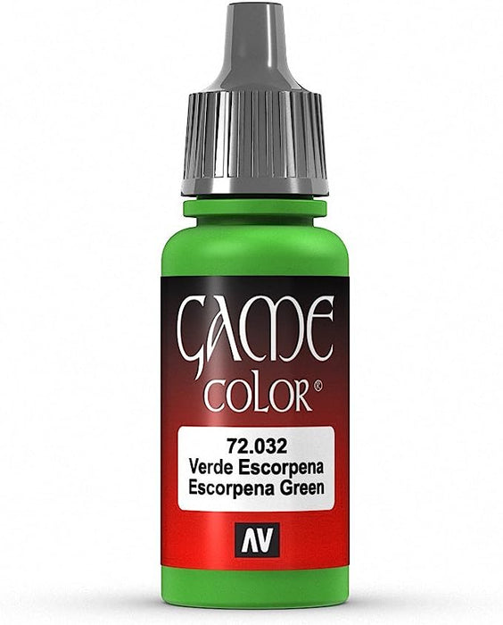 Vallejo Game Color Scorpy Green Paint, 17ml