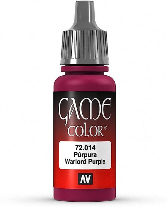 Vallejo Game Color Warlord Purple Paint, 17ml