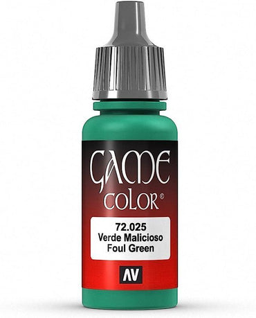 Vallejo Game Color Foul Green Paint, 17ml