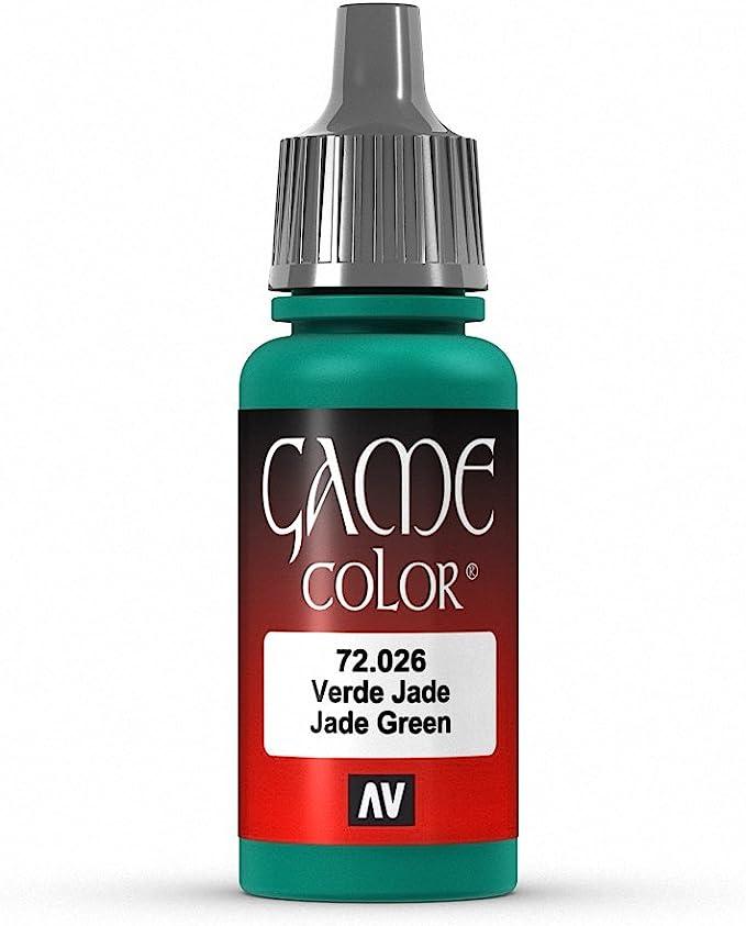 Vallejo Game Color Jade Green Paint, 17ml