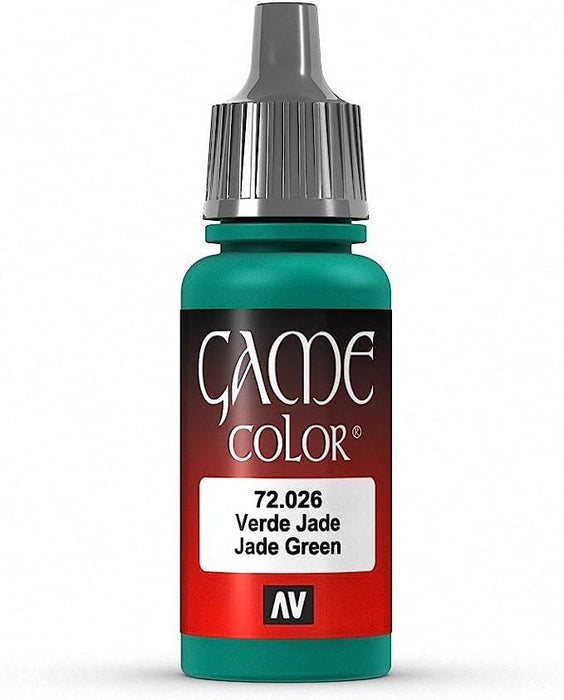 Vallejo Game Color Jade Green Paint, 17ml