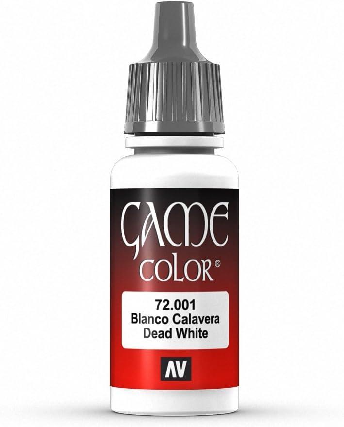 Vallejo Game Color Dead White Paint, 17ml