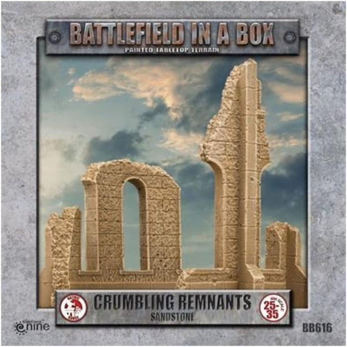 Battlefield in a Box - Crumbling Remnants Sandstone