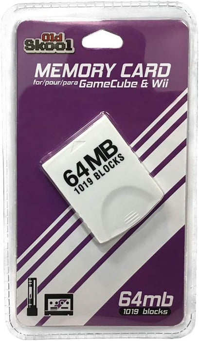 Old Skool Gamecube and Wii Compatible 64MB Memory Card