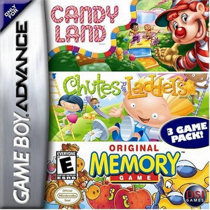 Candy Land/ Chutes And Ladders/ Memory Game