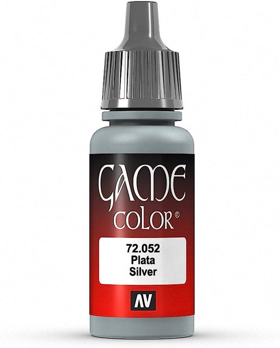 Vallejo Game Color Silver Paint, 17ml