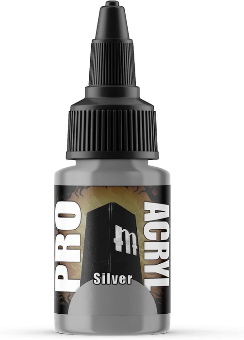 Monument Hobbies 025-Pro Acryl Silver