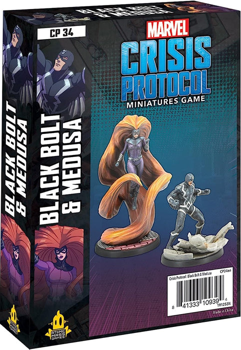 Marvel Crisis Protocol Black Bolt and Medusa CHARACTER PACK