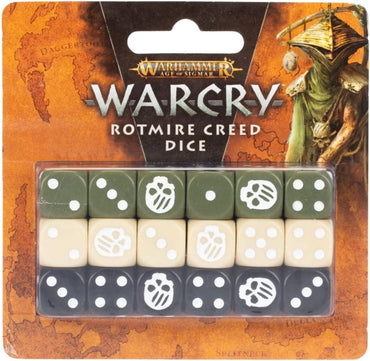 WARHAMMER AGE OF SIGMAR WARCRY: ROTMIRE CREED DICE