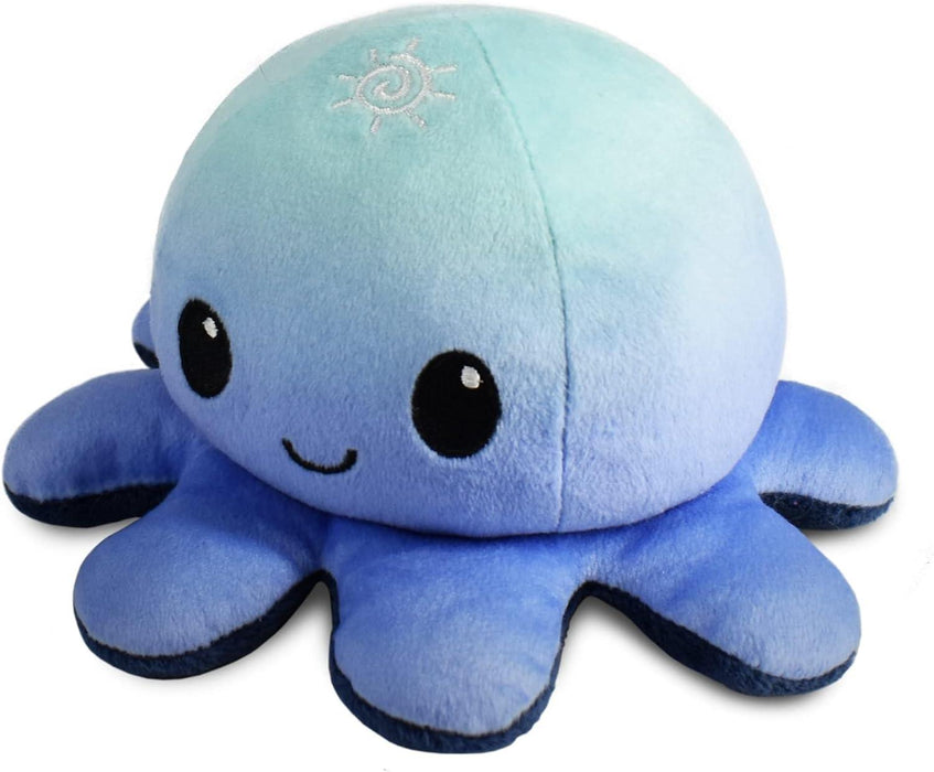 TeeTurtle Reversible Day and Night Octopus Plushie