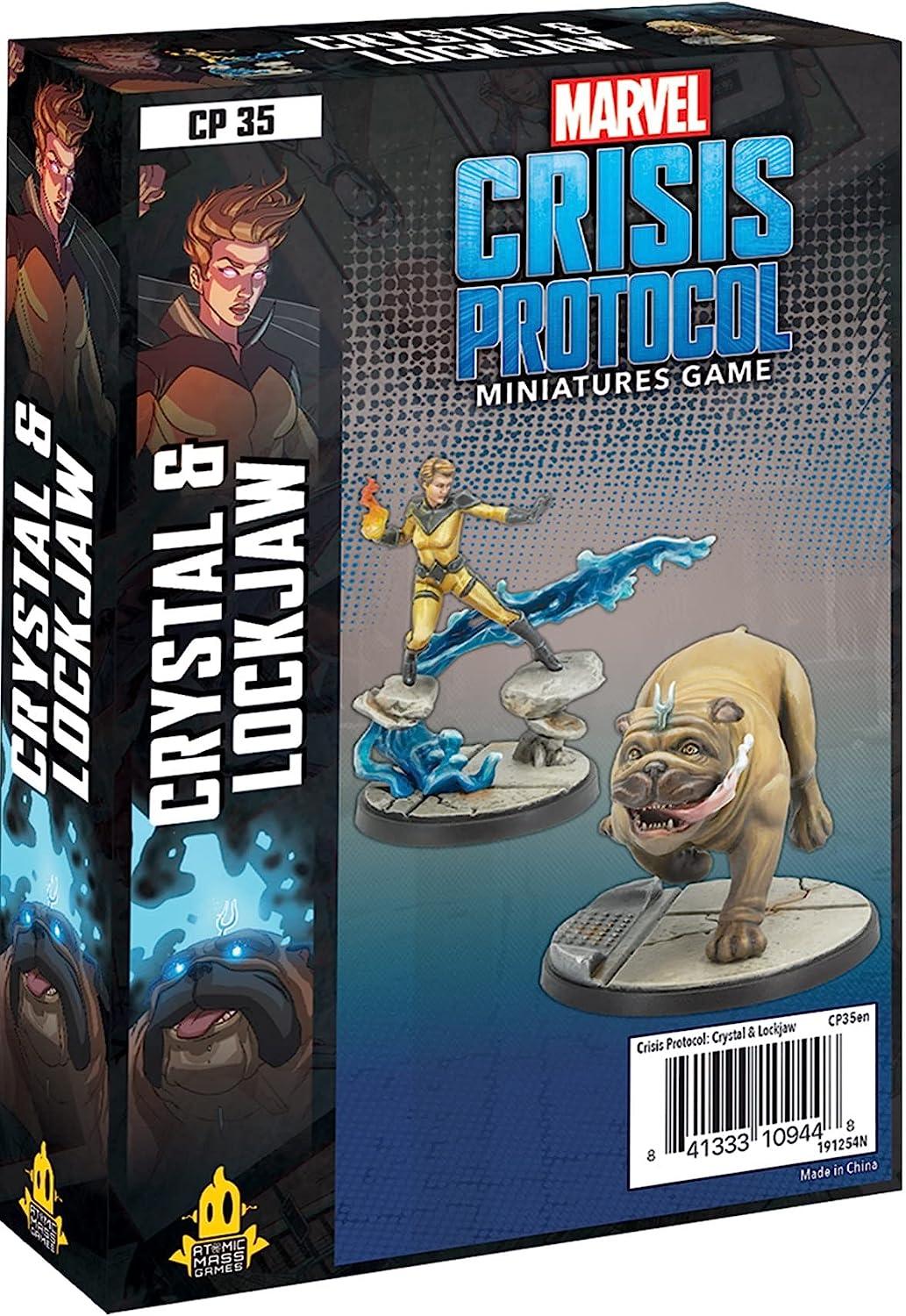 Marvel Crisis Protocol Crystal and Lockjaw CHARACTER PACK