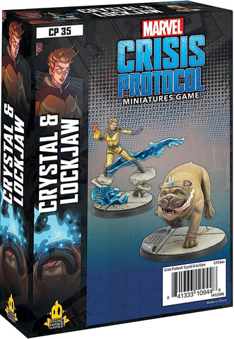 Marvel Crisis Protocol Crystal and Lockjaw CHARACTER PACK