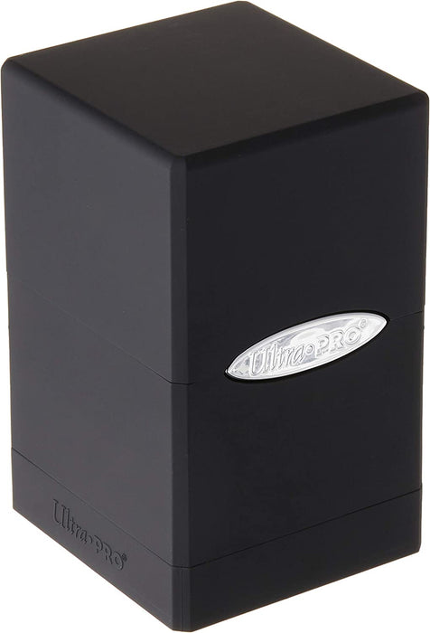 Ultra Pro Satin Tower Deck Box | Black | 1-Pack