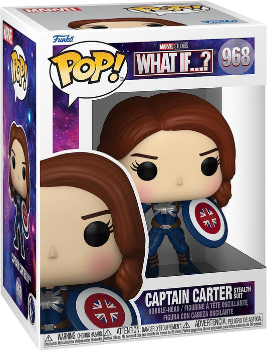 Funko POP Marvel: What If? - Captain Carter, Stealth Suit