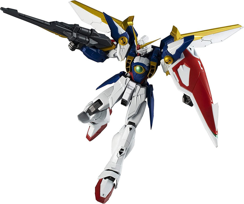 TAMASHII NATIONS Xxxg-01W Wing Gundam Mobile Suit Figure, Bandai Gundam Universe, White