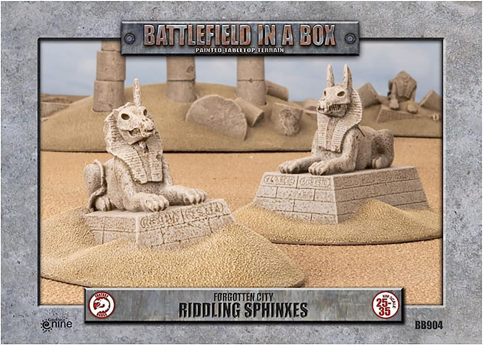 Battlefield In A Box: Forgotten City Riddling Sphinxes