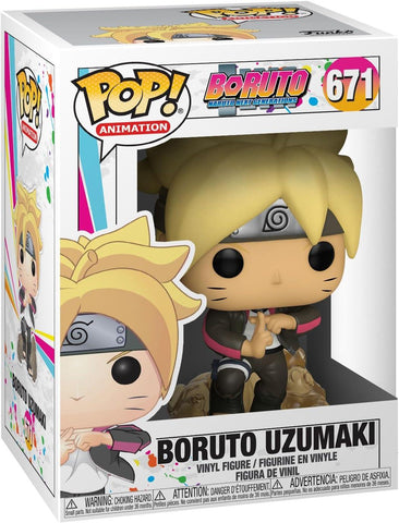 A box with a Funko Pop! Animation: Boruto - Boruto Uzumaki figure by Funko.