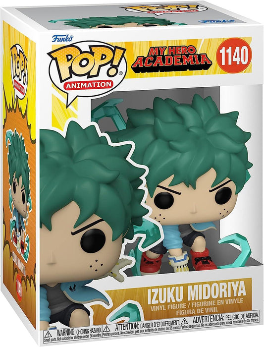 A box with a Funko Pop! Animation: My Hero Academia - Deku with Gloves toy from Funko.