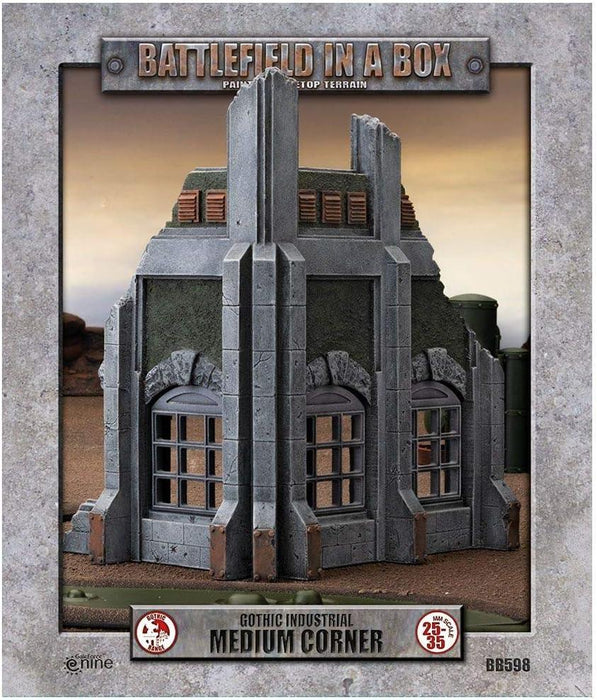 Battlefield in a Box Gothic Industrial Medium Corner