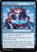 Omen of the Sea [Foundations Jumpstart]" is a captivating fantasy-themed enchantment card from Magic: The Gathering, featuring an illustration of a creature with red tentacles and blue skin. It requires one generic and one blue mana to cast and offers mystical abilities like scrying and drawing cards, allowing players to foresee their next moves.