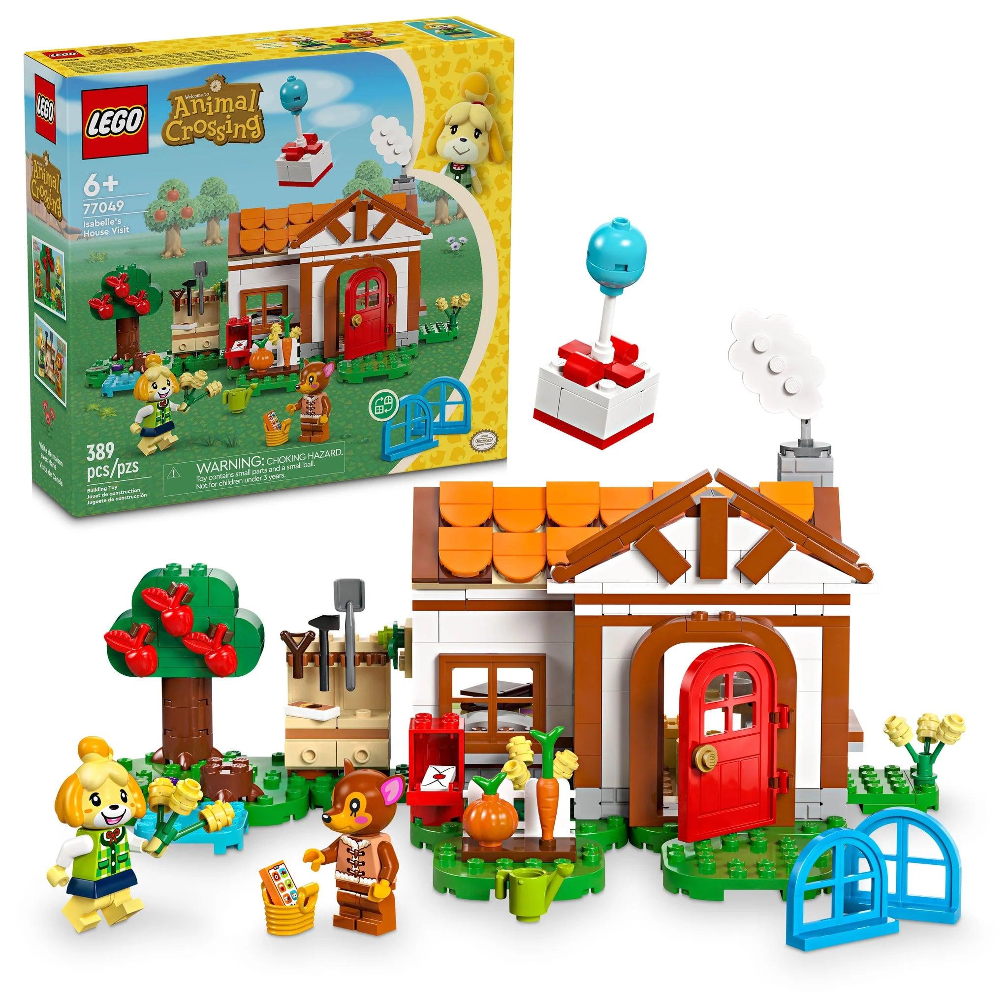 The image displays an Everything Games' LEGO Animal Crossing set, 