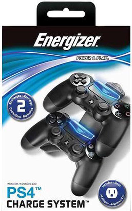 PDP Energizer X2 Charging System for PlayStation 4 Controller