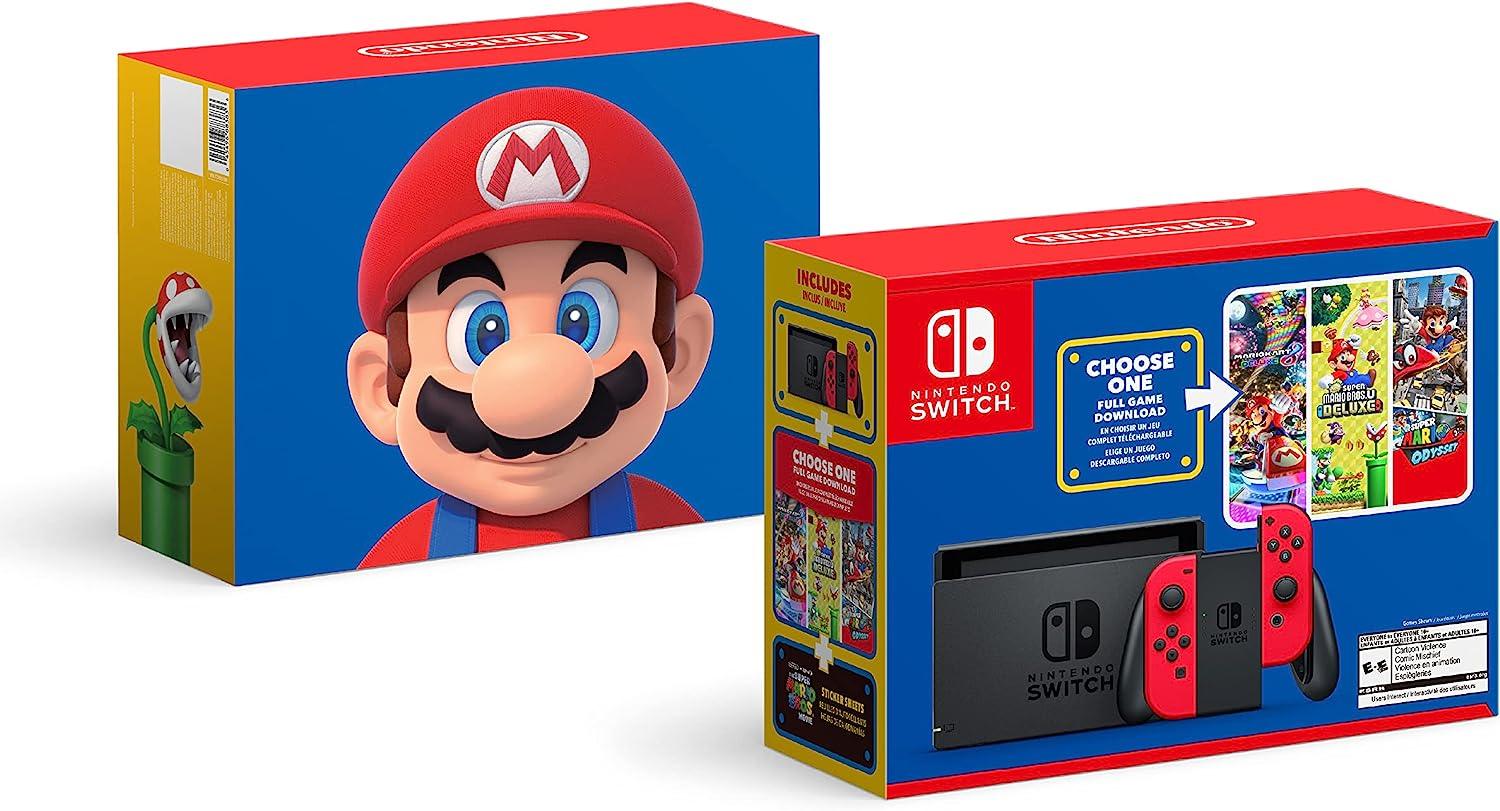 Nintendo Switch Mario Choose One Bundle