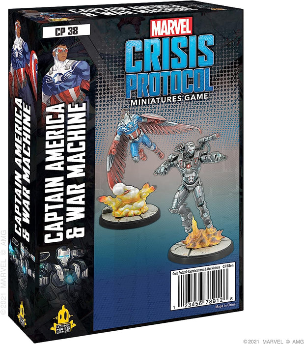 Marvel Crisis Protocol Captain America and War Machine CHARACTER PACK