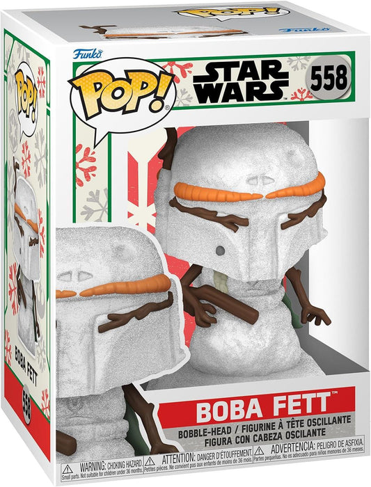 Funko Pop! Star Wars Holiday: Boba Fett Snowman