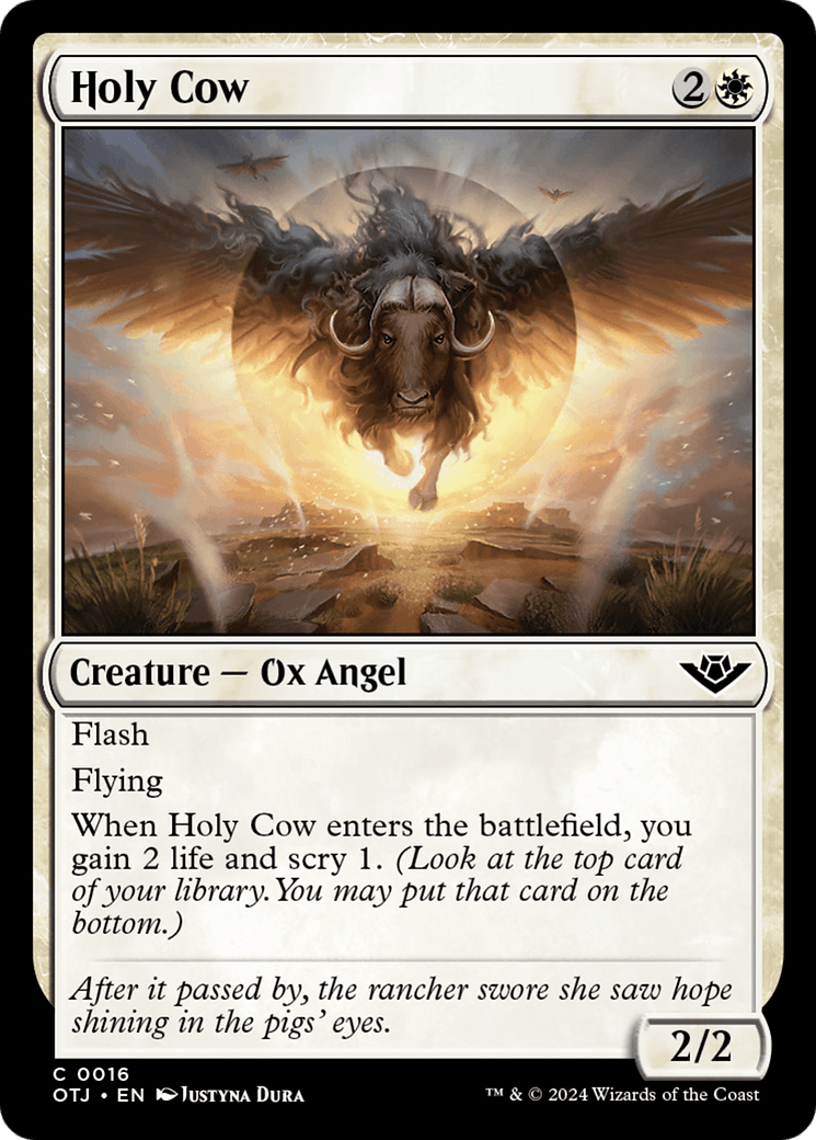 The image features a Magic: The Gathering card, 