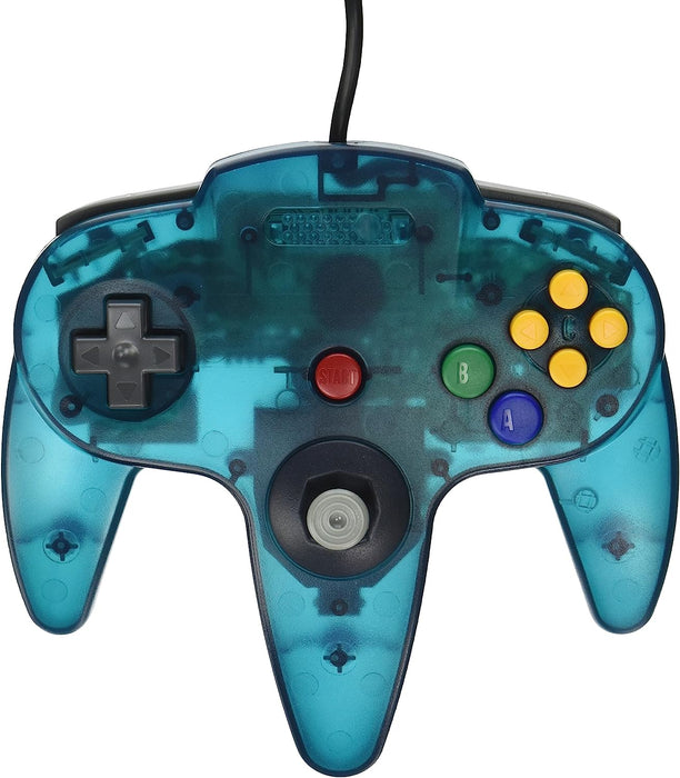 Old Skool Classic Wired Controller Joystick compatible with Nintendo 64 N64 Game System - Turquoise