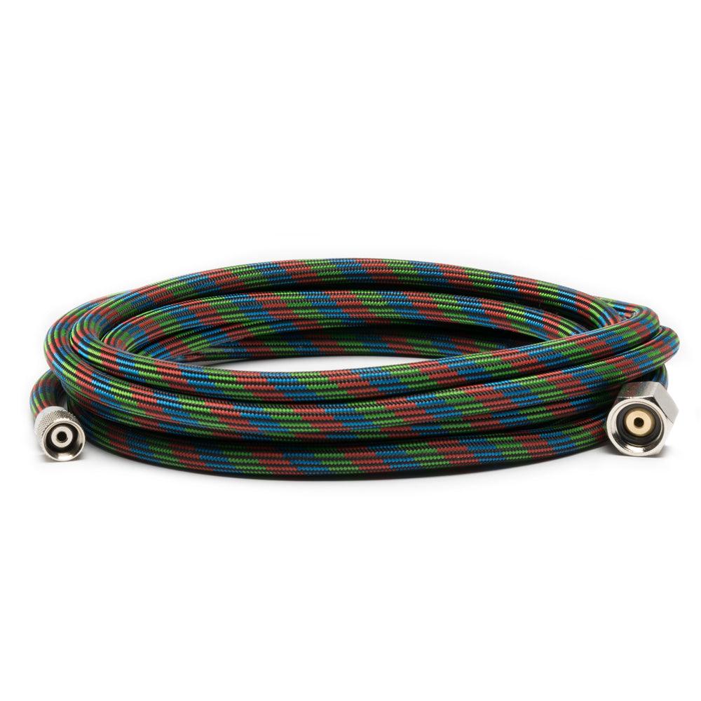 Iwata 10' Braided Nylon Airbrush Hose with Iwata Airbrush Fitting and 1/4