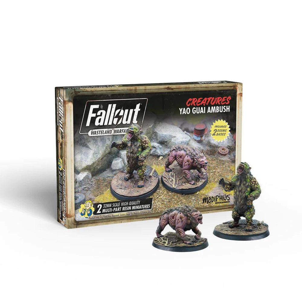 Fallout: Wasteland Warfare: Creatures: Yao Guai Ambush